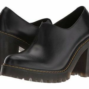 Doc Martens Cordelia black slip on booties NWOT